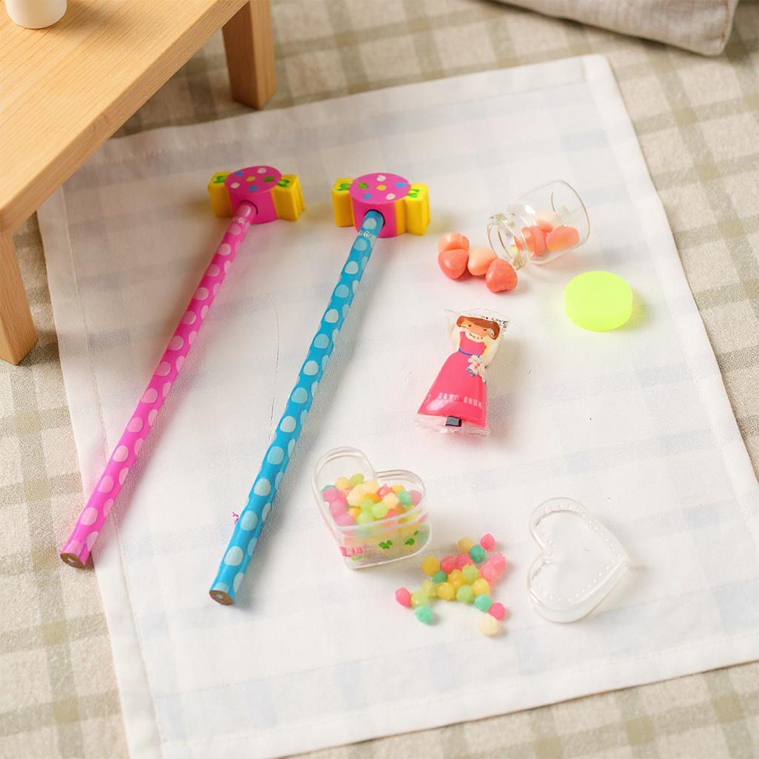 Fun Candy Design Pencil Set With Accessories Set (1 Set ) Fun Candy Design Pencil Set With Accessories Set (1 Set )